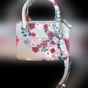 Guess Floral satchel/crossbody purse